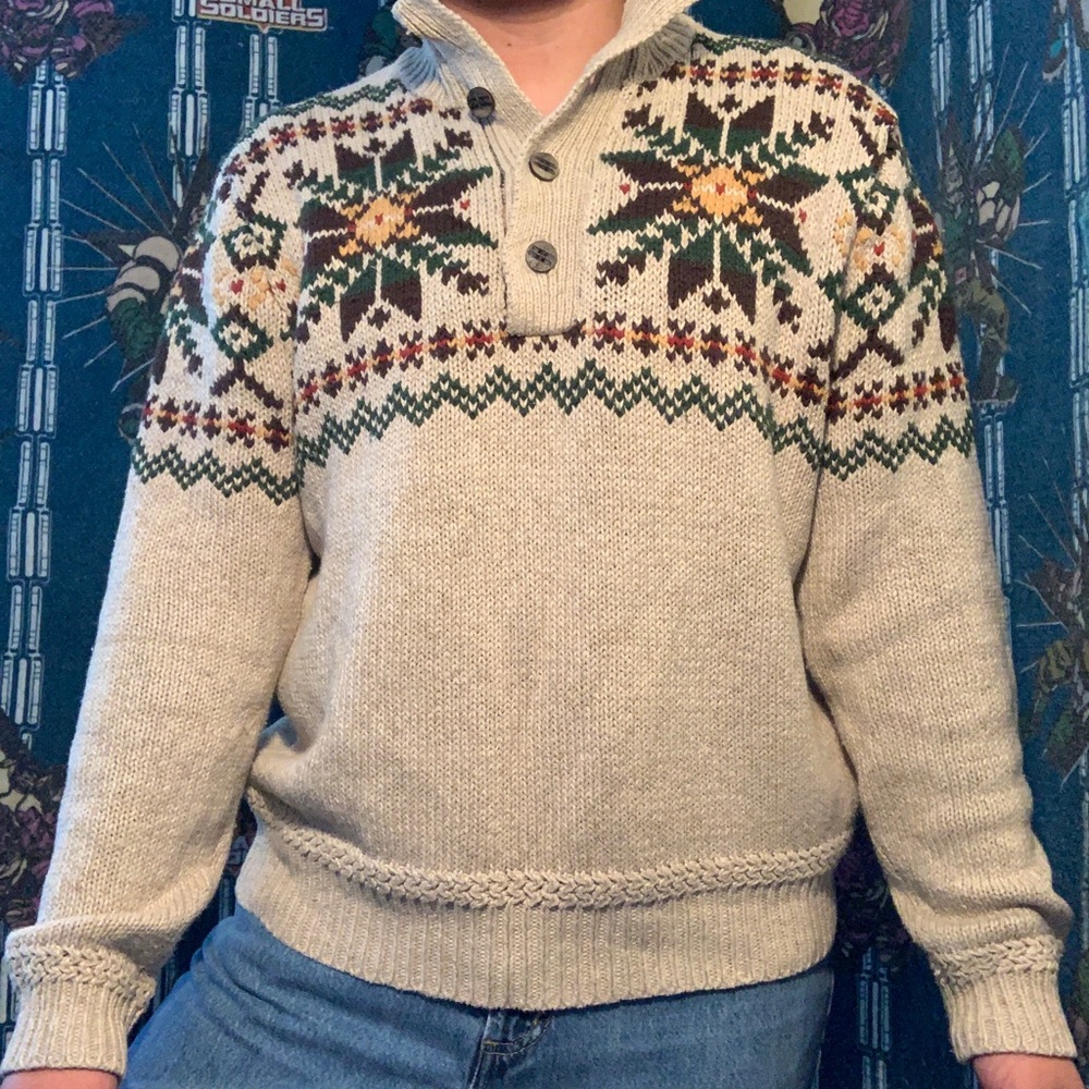 Vintage Knitted Sweater by Ralph Lauren Polo